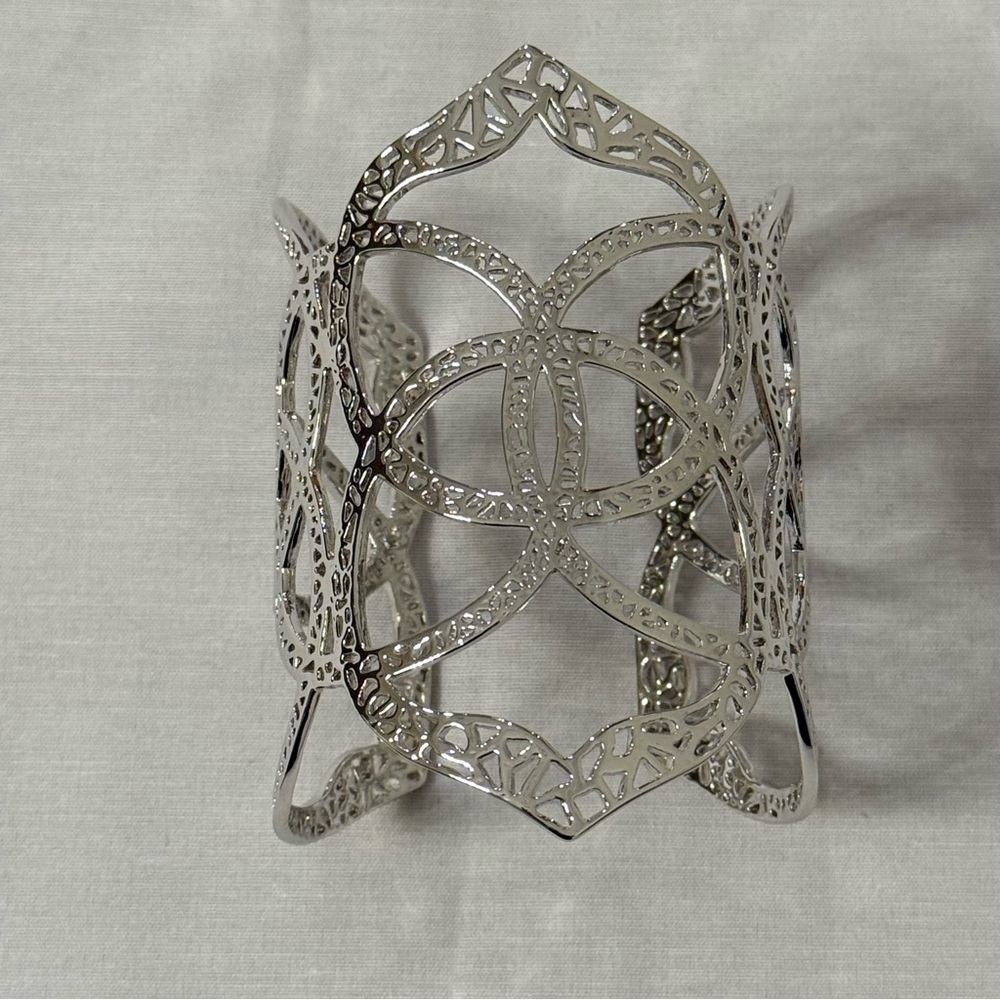Kendra Scott Silver Intricate Cuff Bracelet